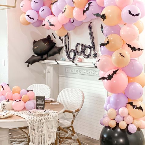 Halloween Balloon Arch, Halloween Balloon Garland, Halloween Party Backdrop, Princess Backdrops, Halloween First Birthday, Princess Balloons, Halloween Balloon, Balloon Arch Kit, Transparent Balloons