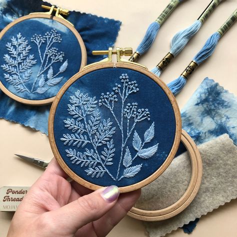 4 Tips for Creating Neater Hand Embroidery Botanical Cyanotype, Embroidery Workshop, Botanical Embroidery, Puzzle Crafts, Diy Embroidery Kit, Dmc Embroidery, Easy Embroidery, Hand Embroidery Kit, Botanical Design