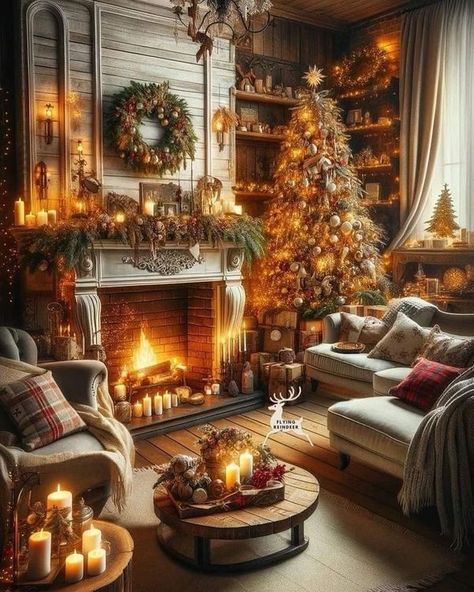 Christmas Stocking Decorations, Christmas Dreaming, Cozy Christmas Decor, Cosy Christmas, Christmas Interiors, Christmas Room Decor, Christmas Fireplace, Wallpaper Iphone Christmas, Christmas Room