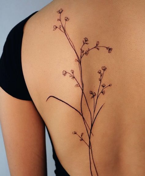 Minimal Botanical Tattoo, Cds Aesthetic, Back Tats, Small Girly Tattoos, Tattoos To Cover Scars, The Glow Up, Botanical Tattoo, Tattoo Cover-up, Girly Tattoos