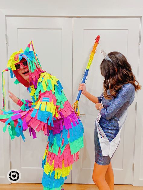 Pinata Costume, Halloween Couples Costumes, Halloween Couples, Couples Costume, Tipsy Elves, Halloween Inspo, Unique Halloween, Couple Halloween, Couple Halloween Costumes