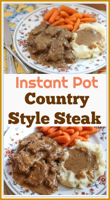 This is a step-by-step recipe on how to make delicious Instant Pot Country Style Steak. Country Style Steak is a favorite meal in many homes in the South. It is made with lightly battered cube steak that is cooked in a brown gravy and onions until tender. Instant Pot Cube Steak, Cubed Steak And Gravy, Country Style Steak, Cube Steak Recipe, Steak And Gravy, Cube Steak And Gravy, Cubed Steak, Cube Steak Recipes, Fantastic Recipes