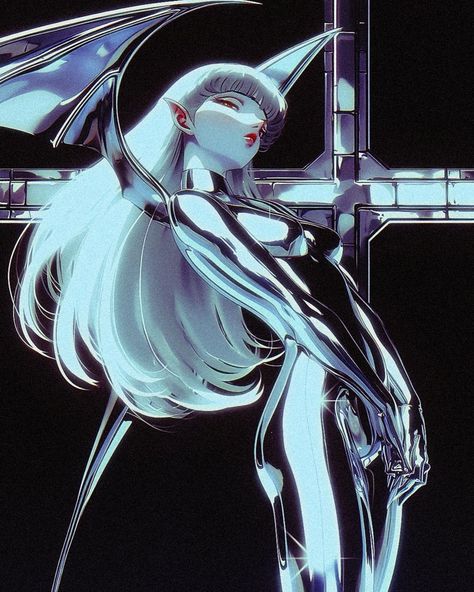 Metal Aesthetic Icon, Chrome Art, 90s Sci Fi Anime Aesthetic, Chrome Wallpaper, Y2k Futurism Icons, Chrome Futuristic Aesthetic, Neon Genesis Evangelion Cybercore, Pink Futuristic Aesthetic Wallpaper, Neon Cyberpunk Aesthetic