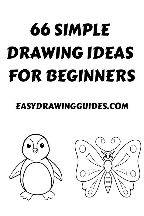 Explore 66 easy drawing ideas for beginners in this inspiring sketching tutorial. Enhance your creativity with fun doodles and simple art techniques using just a pencil. Step-by-step instructions make practicing and painting a breeze! Easy Art Drawings For Beginners Step By Step, Easy Journal Drawing Ideas, Simple Images For Drawing, Step By Step Drawing For Beginners Pencil Learning, Step By Step Drawing For Adults, Doodle Art For Beginners Easy Drawings, Journal Painting Ideas Easy, Simple Drawings For Beginners Pencil, Learn How To Draw Step By Step