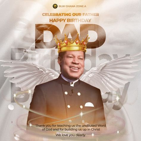 Pastor Chris, Christian Graphic Design, Banner Design Inspiration, Happy Birthday Dad, Birthday Flyer, Creative Inspiration, Word Of God, Banner Design, Flyer Design