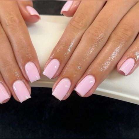 Dip Nails Pink, Bubblegum Nails, Feminine Nails, Nike Nails, Bubblegum Pink Nails, Baby Pink Nails, Pink Gel Nails, Almond Acrylic Nails, Nails Only