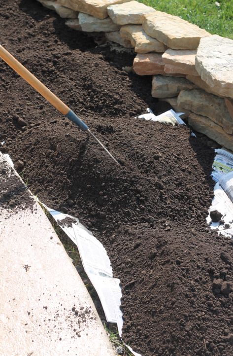 Screen Shot 2015-05-19 at 3.39.08 PM Best Weedblock For Flower Beds, Rocks In Flower Bed Landscaping, Stone Flower Bed In Front Of House, Landscaping With Rocks Flower Beds, Large Flower Bed Ideas Front Yards, Backyard Landscaping With Rocks, Backyard Patio Decorating Ideas, Rock Beds Around House, Landscaping House