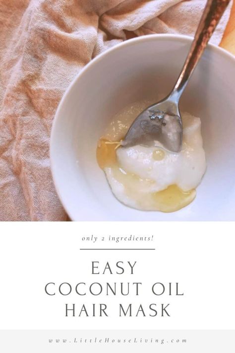 Don't let that jar of coconut oil go to waste! In this post, I'm sharing an easy coconut oil hair mask you can whip up at home. The best part? You only need TWO ingredients to create this must-try natural hair product! Coconut Oil Lotion Recipe, Coconut Oil Hair Mask Diy, Coconut Hair Mask, Coconut Oil Mask, Coconut Oil Lotion, Homemade Coconut Oil, Oil Hair Mask, Hair Mask Recipe, Diy Coconut Oil