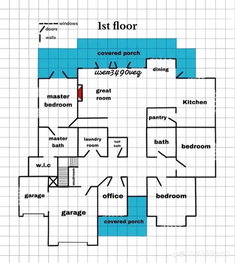 Bloxburg Mansion Layout, Bloxburg House Layouts, Mansion Layout, Bloxburg Mansion, Bloxburg Layout, Country Cottage House Plans, Royale High Journal Ideas, Blocksburg Room Ideas￼, House Decorating Ideas Apartments