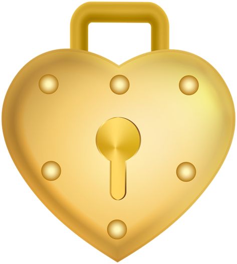 Locked Heart, Gold Png, Heart Clipart, Heart Lock, Cute Pastel Wallpaper, Free Clipart, Pastel Wallpaper, Clipart Images, Transparent Png