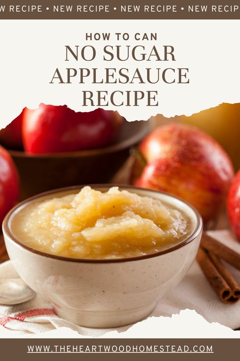 Easy Sugar Free Applesauce Canning Recipe Upset Stomach Food, Canning Applesauce, Brats Recipes, Homemade Applesauce Recipes, Homemade Apple Butter, Canning Recipe, Apple Sauce Recipes, Homemade Applesauce, Apple Sauce