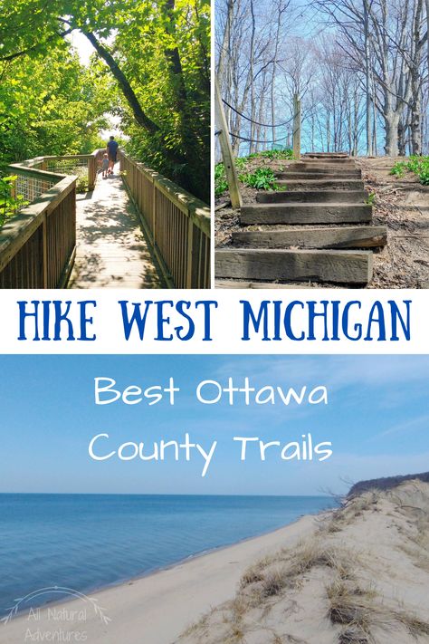 Michigan Hikes, Michigan Hiking, Hiking Michigan, Michigan Waterfalls, Holland Michigan, Backpacking Trails, Road Trip Camping, Western Michigan, Lake Michigan Beaches