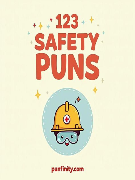 safety puns Clever Jokes Puns Humor, Safety In The Workplace, Workplace Rules, Thanksgiving Puns, Safety Patrol, Safety Talk, Jokes And Puns, Safety Meeting, Add Humor