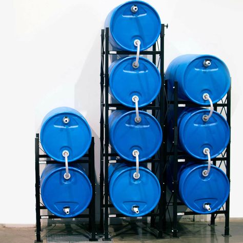 Water Collection System, Water Storage Containers, Water Barrel, Emergency Water, Rain Collection, 55 Gallon, Apocalypse Survival, Rainwater Harvesting, Water Collection