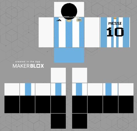 Argentina Shirt, Ronaldo Shirt, Messi Shirt, Roblox Skin, Lola Bunny, Messi Argentina, Roblox T-shirt, Roblox Shirt, Messi 10