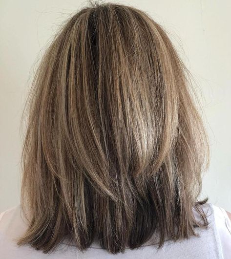 Shaggy Two-Layer Bob Layered Haircut For Short Hair, Haircut For Short Hair, Brown Ombre Hair, Shaggy Bob, Medium Layered Haircuts, Layered Hairstyles, Layered Bob Hairstyles, Layered Haircut, Haircuts For Medium Hair