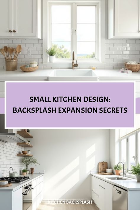 Compact kitchen with luminous glass tile backsplash creating spacious feel Small Kitchen Tiles Ideas, Small Kitchen Backsplash Ideas, Kitchen Design Backsplash, Small Kitchen Backsplash, Small Porch Decor, Creative Kitchen Backsplash, Kitchen With Open Shelving, Backsplash Inspiration, Kitchen Backsplash Inspiration