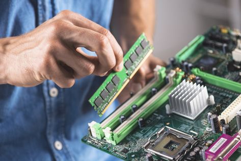 Close-up of engineer putting the ram mem... | Free Photo #Freepik #freephoto #people #technology #hand #computer Computer Installation, Cpu Socket, Task To Do, The Ram, Computer Engineering, Ram Memory, Computer Repair, Desktop Computer, How To Run Faster