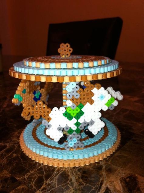 Hama Beads 3d, Perler Creations, Nerd Crafts, Melty Bead Patterns, 3d Perler Bead, Hama Beads Design, 8bit Art, Perler Crafts, Beads Ideas