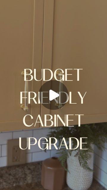 Toya Cheri  |  DIY + Home Design + Lifestyle on Instagram: "| Is This Cabinet Upgrade a Win? 🤔|   Here’s the budget friendly way I updated these 1980 style cabinets and drawers.   *Find the tools I used in my ‘Links’ story highlights or in my LTK Shop here 👉🏾https://liketk.it/4Beu0   Tools: - 23x 8 ft x 1” lattice trim - Multi Angle Miter Shear Cutter  - 18 gauge 5/8” long Brad Nails - Craftsman Brad Nailer  - Pencil - Dry Dex Spackling - Orbital sander  - White caulk - Wagner SprayTech Paint Sprayer - 1 Gallon paint, color: Au Lait Ole paint by Behr  Total cost for this upgrade was just under $160.   New cabinet and drawers faces were estimated to be around $950. 😳  Do you think this is a win?  Save this for future DIY project inspiration!  #customrenovations #homerenovationlife #diyh Cabinet Upgrade Diy, Cabinet Upgrade, 1980 Fashion, Cabinet Faces, Brad Nailer, Orbital Sander, Brad Nails, New Cabinet, Paint Sprayer