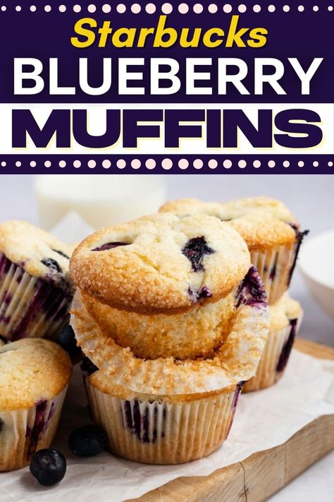 Starbucks Blueberry Muffins, Blueberry Chocolate Chip Muffins, Blueberry Muffins Recipe, Chocolate Chip Muffin Recipe, Bakery Style Muffins, Copy Cats, Blueberry Chocolate, Pumpkin Chocolate Chip Muffins, Simple Muffin Recipe