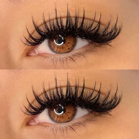 London Lash PRO on Instagram: “The wispy set of 𝑫𝑹𝑬𝑨𝑴𝑺 😍😍⁠ ⁠ @unfold.esthetics has given us the secret to her 𝘮𝘢𝘨𝘪𝘤! 🤯⁠ ⁠ Details:⁠ 8-12 mm base⁠ 9-15 mm spikes⁠ 0.05 CC⁠…” Lens Eyes, Natural Fake Eyelashes, Lash Mapping, Lashes Fake Eyelashes, Eyelash Tips, Lash Styles, Lash Extensions Makeup, Professional Eyelash Extensions, Eyelash Extensions Styles