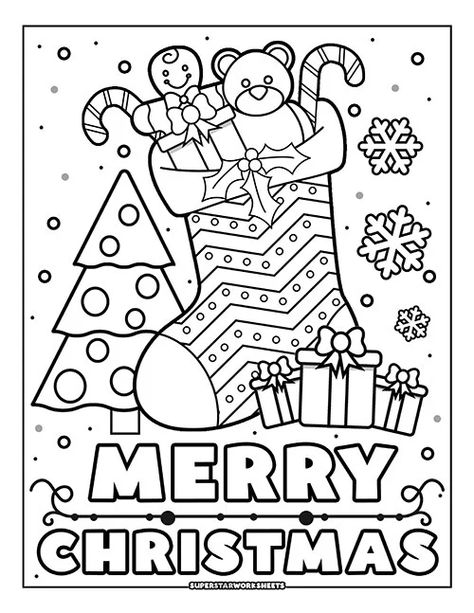 Christmas Coloring Pages - Superstar Worksheets Superstar Worksheets, Christmas Ornament Coloring Page, Merry Christmas Coloring Pages, Christmas Coloring Pages For Kids, Christmas Coloring Page, Free Christmas Coloring Pages, Christmas Coloring Sheets, Christmas Tree Coloring Page, Printable Christmas Coloring Pages