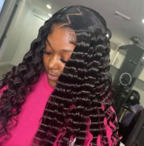 Zigzag Middle Part, Hair Acessories, Weave Styles, Colored Wigs, Natural Styles, Dope Hairstyles, Hair Game, Lace Frontal, Weave Hairstyles