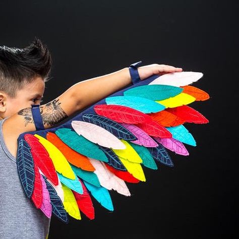 The Land of Nod dress up wings. Now Phoenix can be a phoenix! Wings Costume Diy, Bird Wings Costume, Wings Bird, Bird Costume, Dragon Costume, Easter Egg Dye, Bird Dress, Custom Easter, Flying Toys