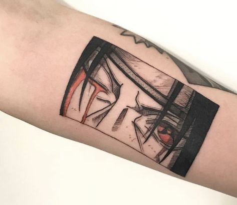 Angel Tats, Itachi Tattoo, Kakashi Tattoo, Tato Naruto, Naruto Tattoos, Rabe Tattoo, Tato Flash, Manga Tattoo, Naruto Tattoo