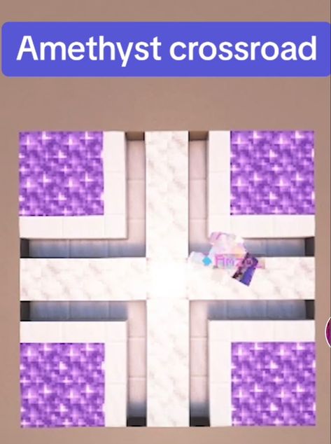 Amethyst Bridge Minecraft, Minecraft Calcite Build, Amethyst Castle Minecraft, Amythest Minecraft Build, Amethyst Builds Minecraft, Purple Minecraft Builds, Amethyst Minecraft Builds, Minecraft Amethyst Builds, Minecraft Floors