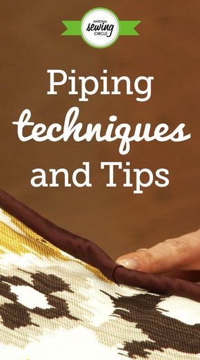 Stephanie Ohnmacht provides helpful tips and techniques for piping! See how you can add more detail and custom flair to your garments or even your home decorating projects. Find out what fabrics work best for adding contrast and learn how to find the grain lines on the fabric. Use these helpful tips and techniques today to add more definition with piping to your sewing projects. Sewing Piping, Fabric Basket Tutorial, Piping Techniques, Sewing Circles, Beginner Sewing, Beginner Sewing Projects Easy, Leftover Fabric, Diy Pillows, Sewing Projects For Beginners