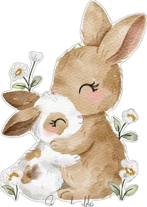 Cute Foxes, Bunny Artwork, Bunny Watercolor, Baby Animal Drawings, Bunny Drawing, Emoji Art, Fox Illustration, Bunny Art, Nature Art Painting