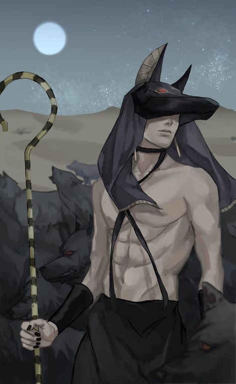 Anubis Ennead Manhwa, Anubis Human Form, Anubis Ennead Fanart, Anubis Fanart, Ennead Anubis, Ennead Fanart, Anubis Ennead, Anubis Art, Egyptian Drawings