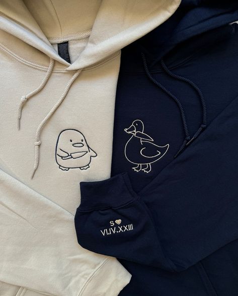 If this got sent this to you, you owe them matching hoodies🤭💕 Which one would you get?💖 This gift is something they will wear forever & when they wear it they’ll be reminded of how much love & appreciation you have for them🫶🏼 SHOP NOW~Link in bio<3 ~~ #anniversary #anniversarygift #gift #embroiderymachine #embroidery #custominitials #asmr #embroideryasmr #SmallBusiness #bfgiftideas #gfgiftideas #boyfriendgiftideas #girlfriendgiftideas #matchingcouplesoutfits #matchingcouples #matchingco... Dog Embroidery Ideas, Friend Sweatshirts, 3 Anniversary, Best Friend Sweatshirts, Matching Hoodies For Couples, Dog Embroidery, Matching Hoodies, Bf Gifts, Not Now