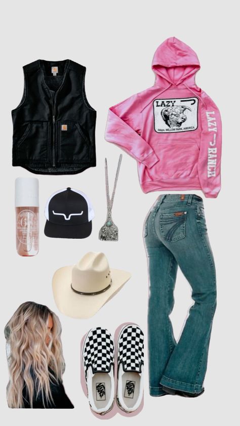 Teen Cowgirl Outfits, Western Outfit Ideas For School, Back To School Outfits Western, Western Fits Women, Western Teen Outfits, Western Outfits Teen Girl, Girly Country Outfits, Country School Outfits, Cold Western Outfit