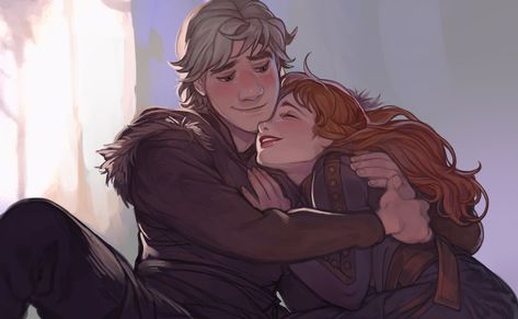 Anna Kristoff, Frozen Fan Art, Princesas Disney Anime, Frozen Art, Frozen Disney Movie, Frozen Anna, Pixar Movies, Disney Couples, True North