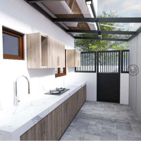 Skylight Laundry Room, Small Wet Kitchen Design Malaysia, Comfort Room Design Small Philippines, Small Dirty Kitchen Philippines, Simple Dirty Kitchen Ideas, Small Dirty Kitchen Ideas, Dirty Kitchen Design Outdoor, Wet Kitchen Design Malaysia Outdoor, Semi Outdoor Kitchen