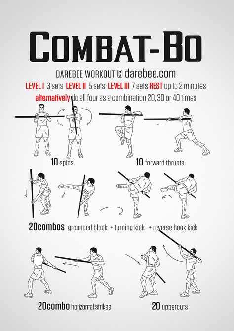 Combat Bo Workout. Awesome workout for any Kobudo or other staff trainers. Bo Staff Training, Superhero Workout, Trening Sztuk Walki, Bo Staff, Self Defense Martial Arts, Combat Training, Self Defense Techniques, Martial Arts Techniques, Pencak Silat