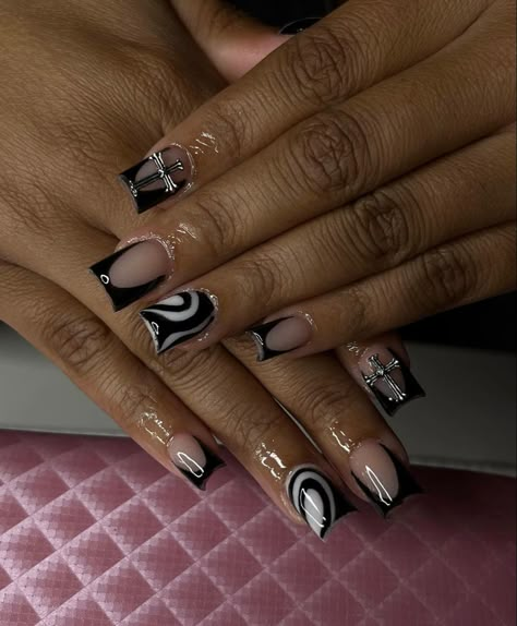 Snooki Nails, Nails Acrylic Almond, Nail Paints, Idea Nail, Nails Flowers, Nail Short, Nails Short Square, Hard Nails, Nails Matte