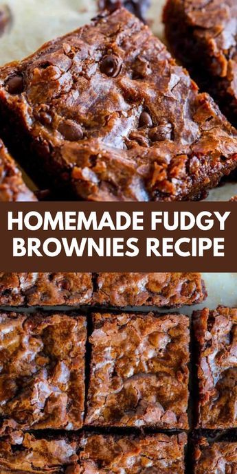 Craving rich, chewy brownies? This Fudgy Brownie Recipe delivers the perfect balance of chocolatey goodness and gooey texture. Whether you're looking for a quick treat or the Best Brownie Recipe for a gathering, this is a must-try. Bake these homemade brownies and enjoy every delicious bite! Homemade Brownies Without Chocolate Chips, Brownies Recipe Homemade 8x8, Best Fudge Brownie Recipe, Easy Fudge Brownie Recipe, Brownie Recipes Without Butter, Best Homemade Brownies From Scratch, Easy Fudgy Brownie Recipe, Thick Brownies Recipes, Best Chewy Brownie Recipe