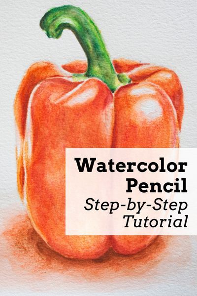 Watercolor Pencil Tutorial Step By Step, Water Colour Pencils Drawings, Watercolor Pencil Art For Beginners Step By Step, Coloured Pencils Art, Watercolor Drawings For Beginners, Color Pencil Art Tutorial Step By Step, Aquarelle Pencils Art, Watercolor Tutorials For Beginners, Watercolour Pencil Art Tutorials