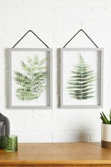 Set of 2 Floating Botanical Hanging Frames Botanical Bedroom, Botanical Bathroom, Fantasy Magic, Ideas Vintage, Hanging Frames, Art Journal Pages, Simple Shapes, Botanical Prints, Home Interior