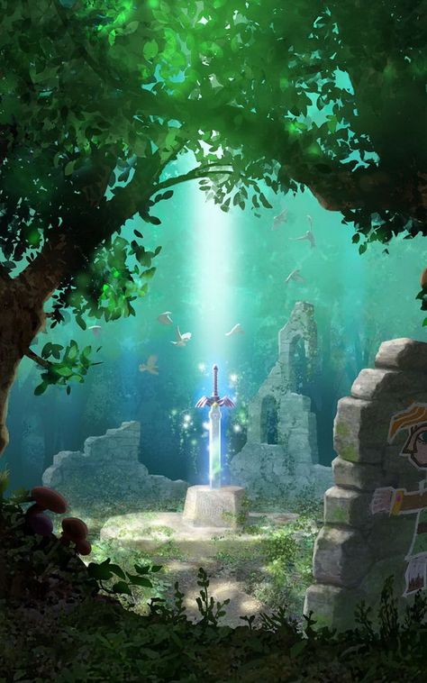 Zelda Phone Wallpapers - Top Free Zelda Phone Backgrounds - WallpaperAccess Legend Of Zelda, Zelda, Forest, Wallpapers, Iphone