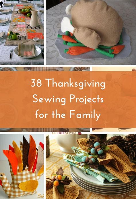 38 Thanksgiving Sewing Projects for the Family | Celebrate Thanksgiving in style with these sewing projects for the whole family! Thanksgiving Decorations Diy Crafts, Thanksgiving Sewing Projects, Thanksgiving Sewing, Fall Sewing Projects, Bowl Covers, Thanksgiving Projects, Stitch Witchery, Diy Table Decor, Fall Sewing