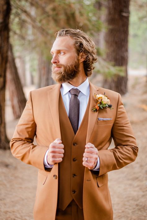 Top fall/winter wedding suit and tuxedo trends from stitch & tie Terracotta Tuxedo Wedding, Neutral Wedding Palette, Wedding Planning Organizer, Rust Wedding, Rusting Wedding, Groom Suits, Wedding Planning On A Budget, Moody Wedding, Luxury Destination Wedding