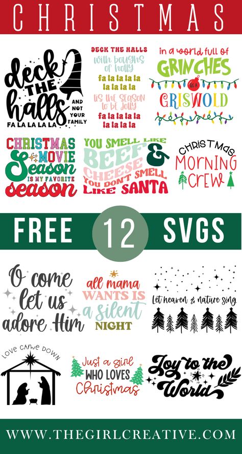 Free Christmas Shirt Svg Files For Cricut, Free Christmas Svg Files For Cricut, Free Christmas Svgs, Free Christmas Svg Files, Svg Designs Free, Designer Svg, Christmas Svg Files Free, Svg Prints, Free Christmas Svg