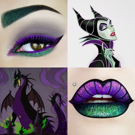 Maleficent Images, Disney Villains Makeup, Maleficent Halloween Costume, Maleficent Makeup, Disney Eye Makeup, Disney Villain Costumes, Disney Inspired Makeup, Maleficent Cosplay, Maleficent Halloween