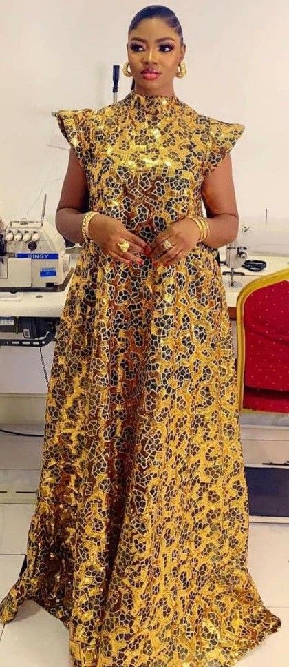 Best Ankara Styles, Casual Outfit Summer, Fancy Gown, Damask Style, Ankara Long Gown Styles, African Lace Styles, Maxi Design, Gown Blue, Long African Dresses