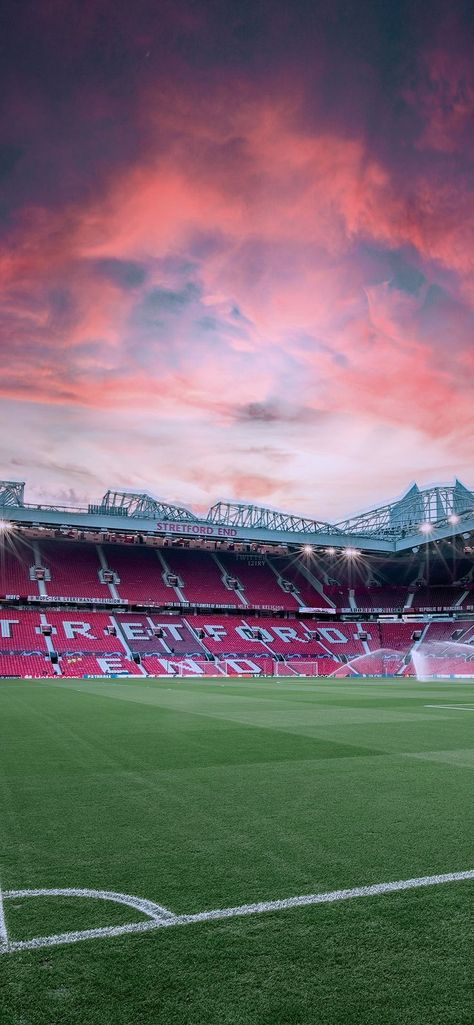 Red Football Aesthetic, Manchester United Backgrounds, Old Trafford Stadium Wallpapers, Manchester United Aesthetic Wallpaper, Old Trafford Aesthetic, Old Trafford Wallpapers, Manchester United Aesthetic, Aesthetic Football Wallpaper, Football Stadium Background